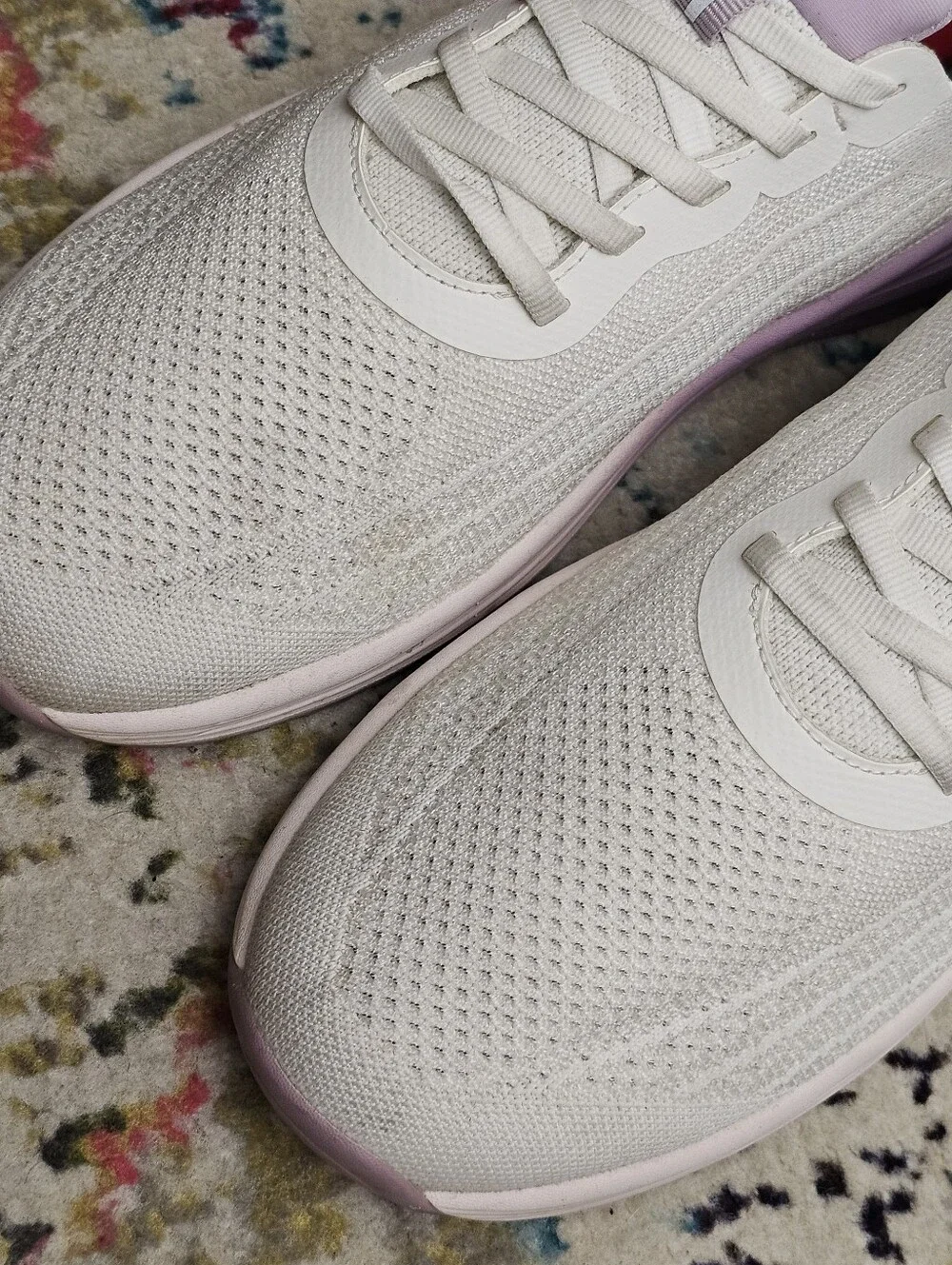 Orthofeet Nira Womens Size 10.5 XW Handsfree Athletic Walking Shoes Pink White